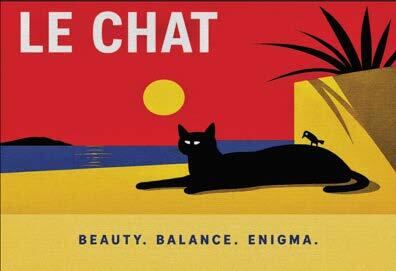 George Bayer "Le Chat Enigma" Original