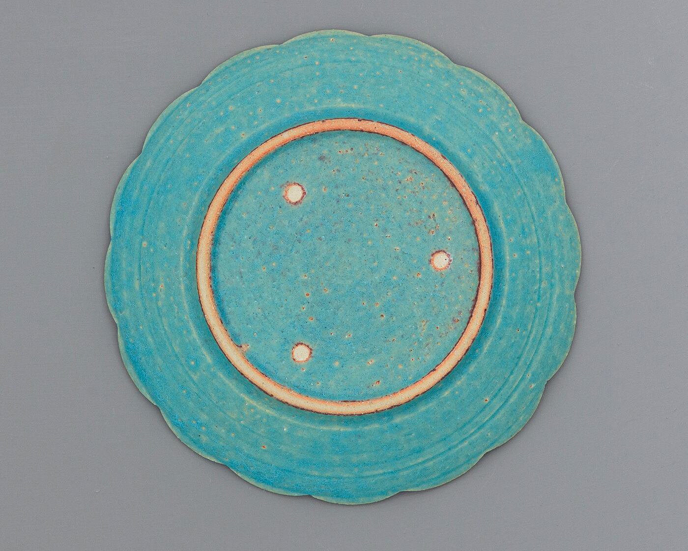 花皿／トルコ青UTSUWA