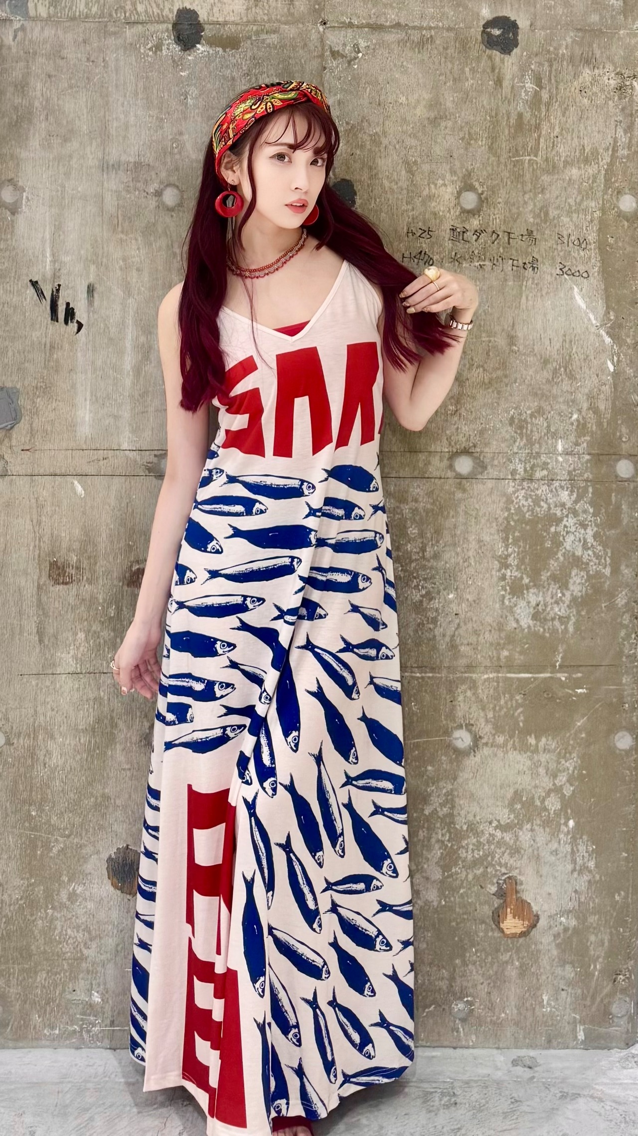 SAKA フィッシュロングワンピース