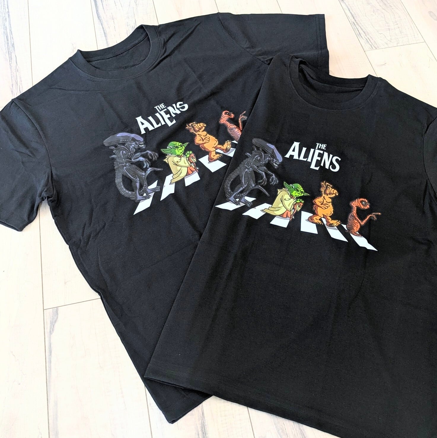 【 THE ALIENS / エイリアンズ 】Abbey Road / アビーロード / アビイ・ロード / 映画Tシャツ / 80'90' MOVIE / Tシャツ〚アメリカン雑貨 アメトイ〛