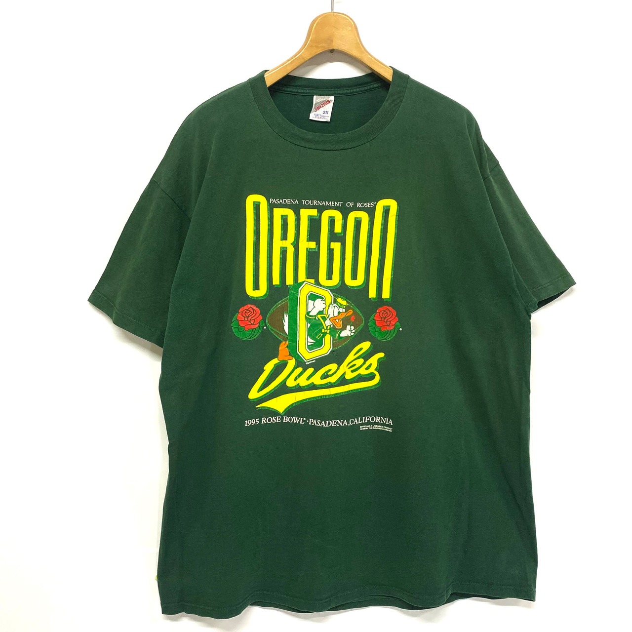 90年代 OREGON DUCKS オレゴンダックス ROSE BOWL Tシャツ 古着【T 
