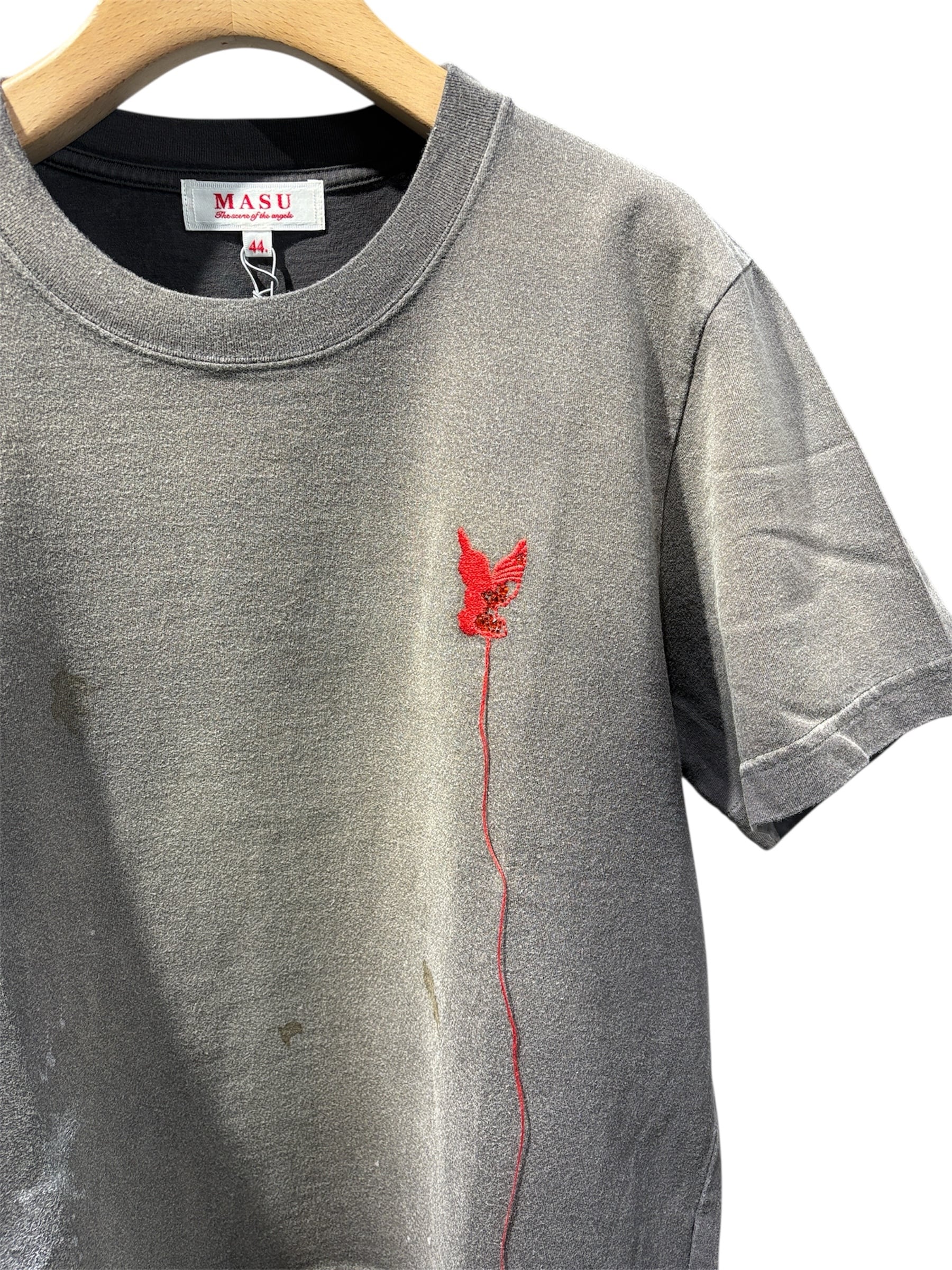 26SS】MASU エムエーエスユー / Tシャツ トップス 半袖 / WASTED RED