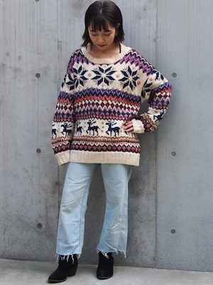 NORDIC PATTERN KNIT