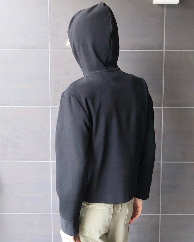 minimal zip up hoodie
