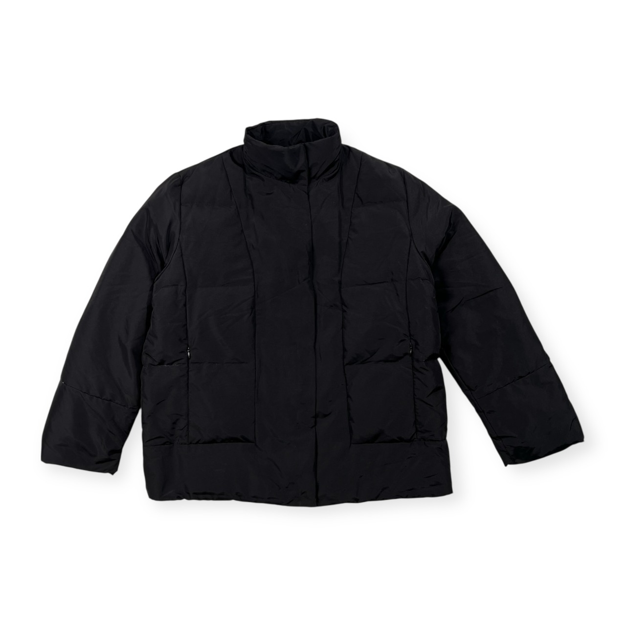 MaxMara マックスマーラ ハイネック ダウンジャケット サイズ 40 /ブラック/スナップボタン/レディース