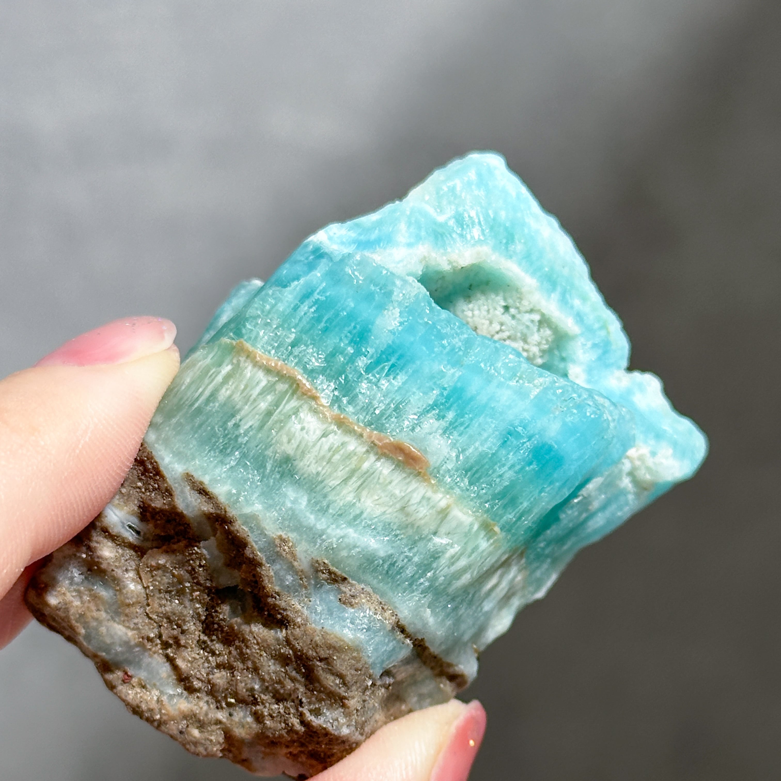 ブルーアラゴナイト 原石44◇Blue Aragonite◇天然石・鉱物