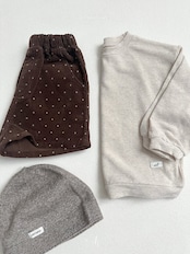 韓国子供服 / Atomeme / 26Autumn / Cookie Beanie / 秋服 *Free*
