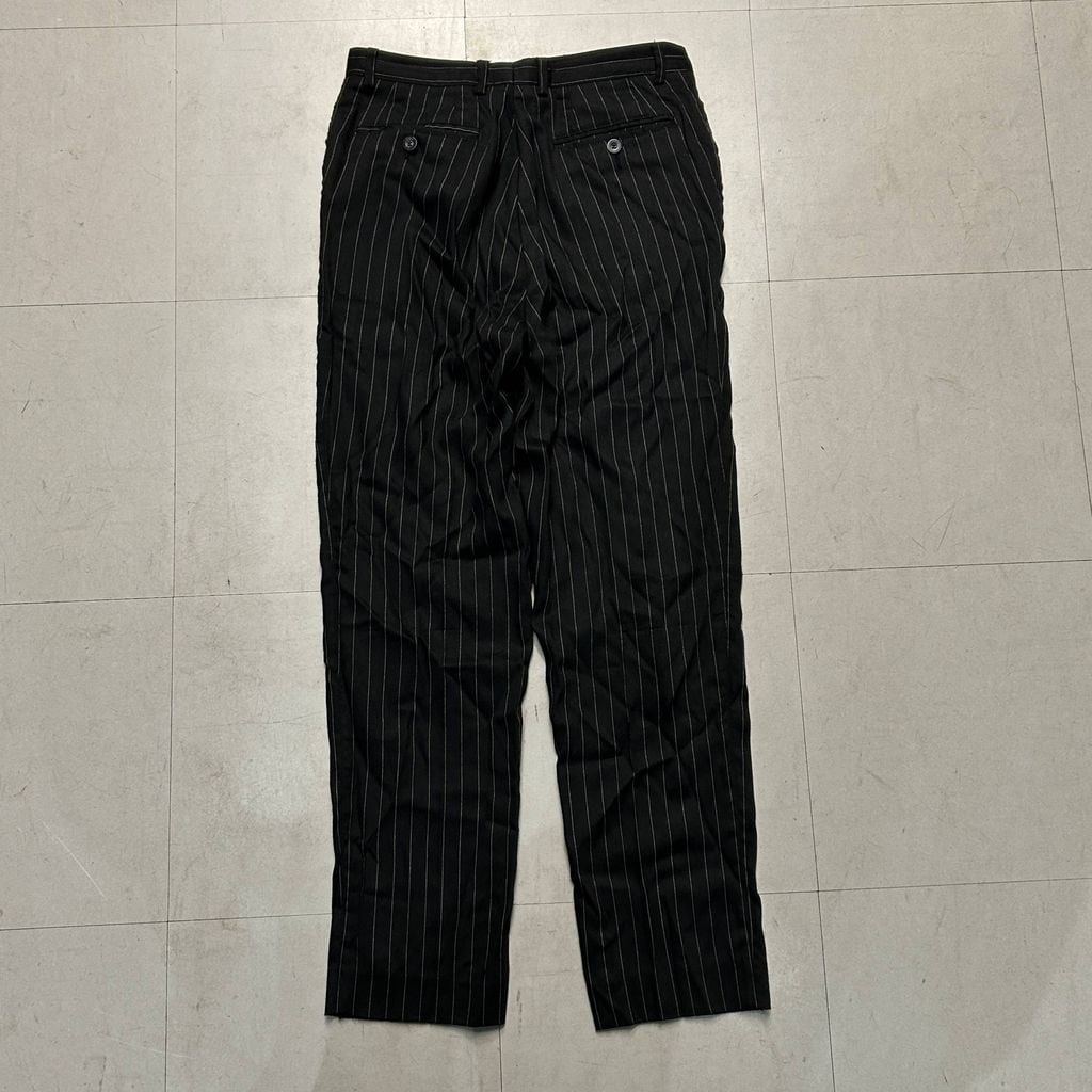 dolce&gabbana ストライプ セットアップ ジャケット パンツ 黒 DOLCE&GABBANA ドルチェ＆ガッバーナ Stripe Tailored Suits
