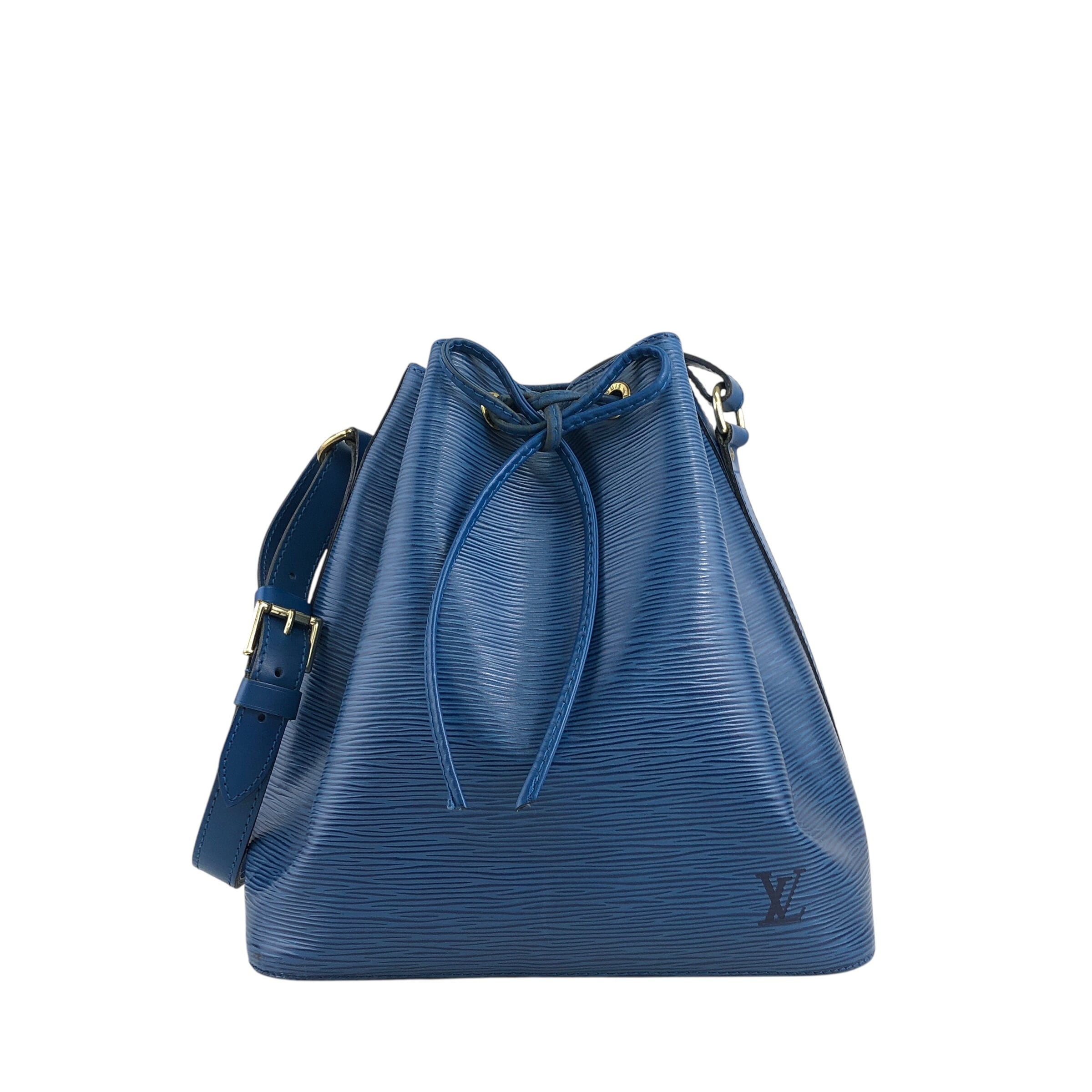 LOUIS VUITTON ルイヴィトン エピ ショルダーバッグ ブルー プチ・ノエ