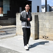 KUON(クオン)セットアップ、ヤシキニットベストスタイル