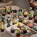 景徳鎮の多肉植物風装飾品 인테리어