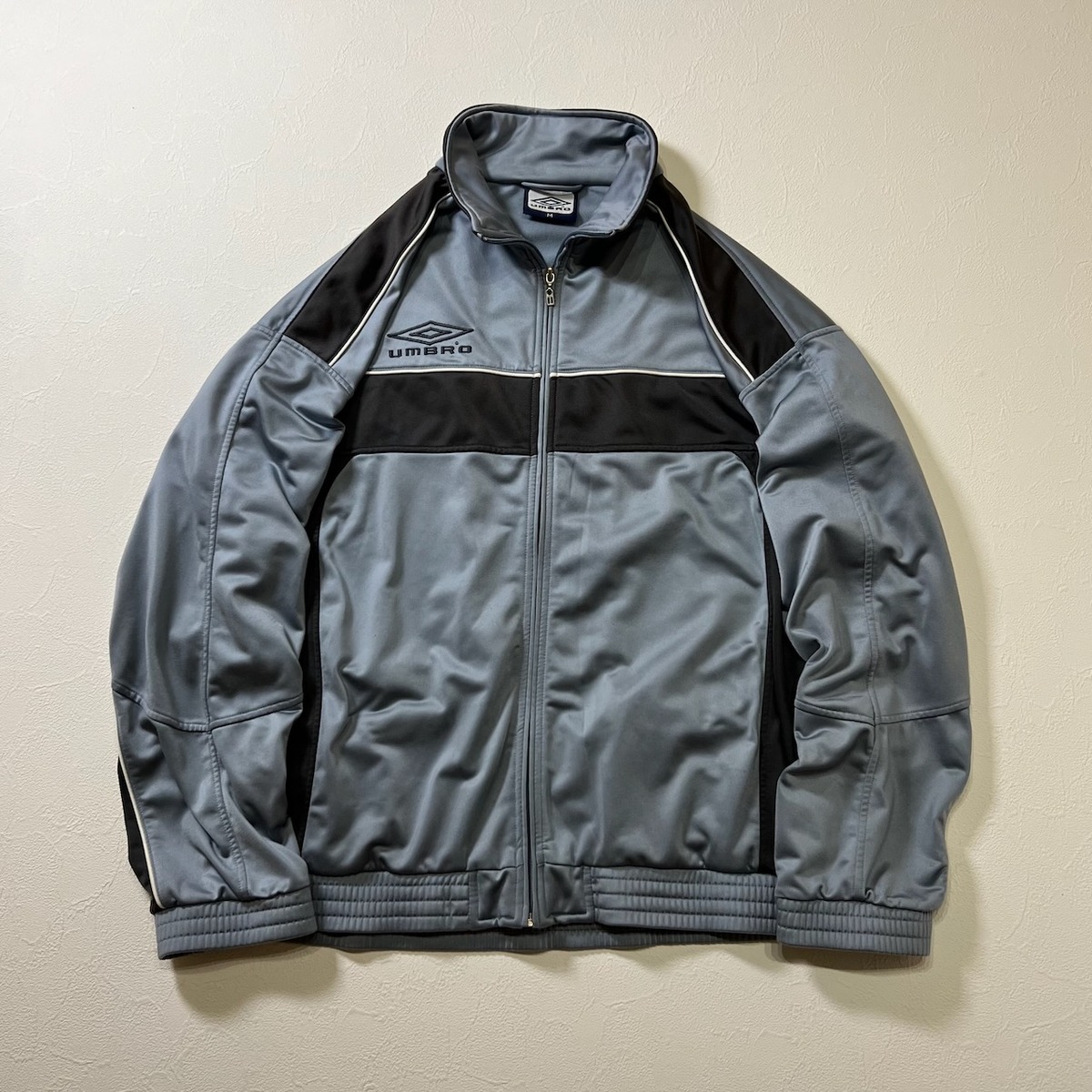 90s UMBRO トラックジャケット ジャージ アンブロ グレー 