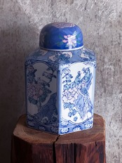 中国製造/ヴィンテージ客家 パステル壺