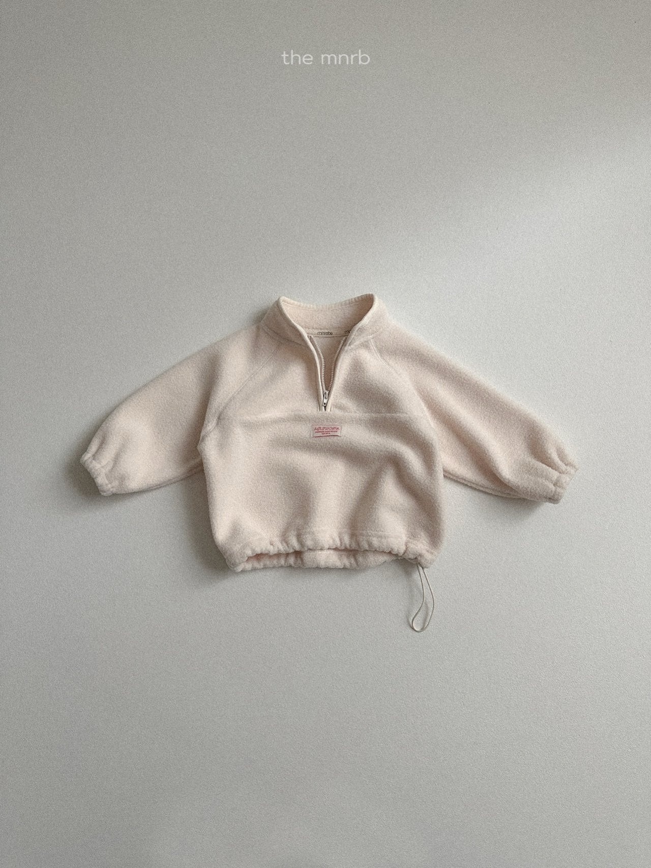 【即納】King’s fleece semi-zip-up / minirobe