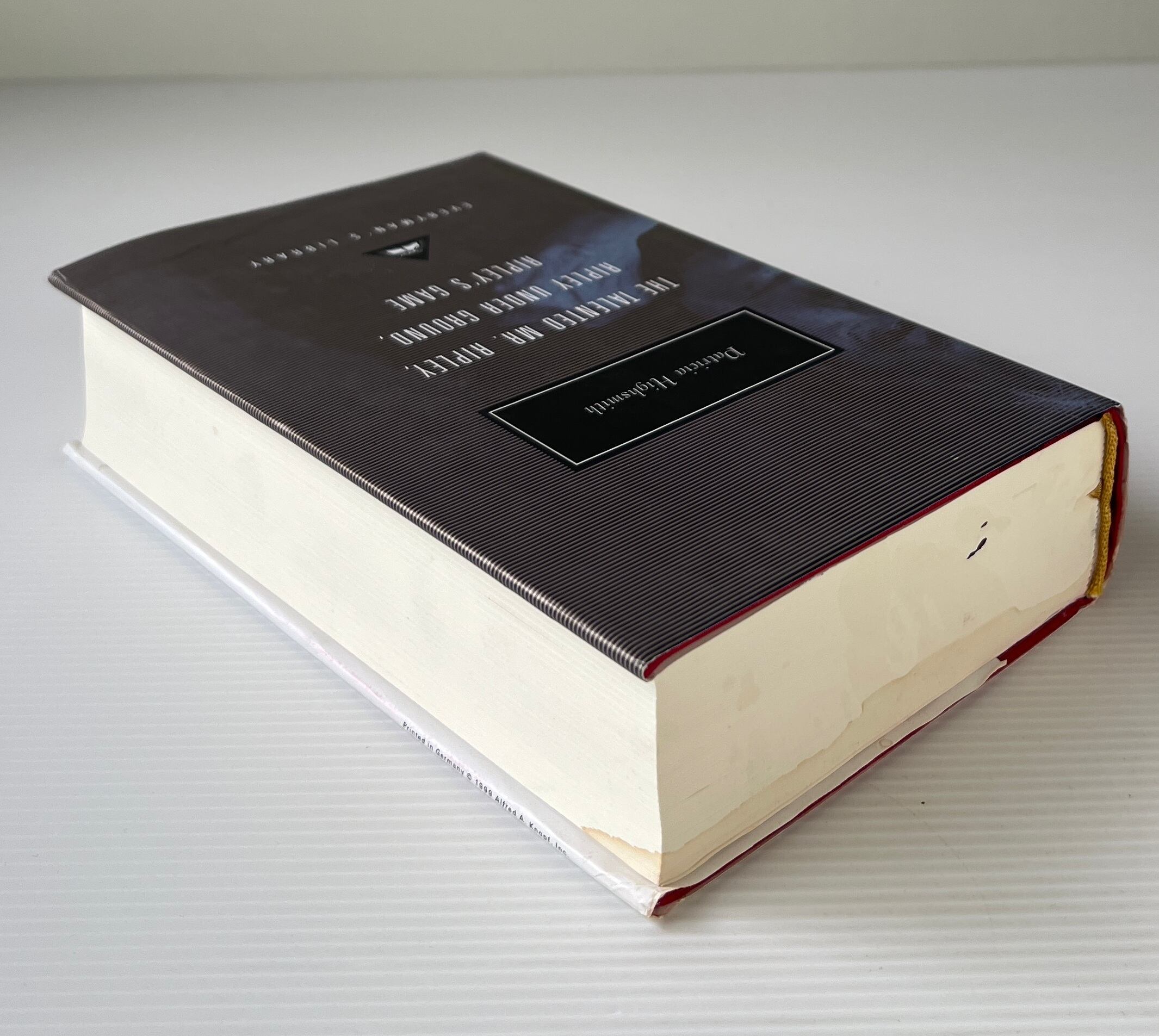 The Talented Mr. Ripley, Ripley Under Ground, Ripley's Game 太陽がいっぱい、贋作、アメリカの友人 / Patricia Highsmith パトリシア・ハイスミス / Everyman's Library