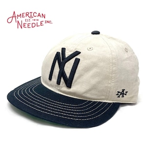 American Needle BB cap "LINE OUT IVORY-BLACK NBY"