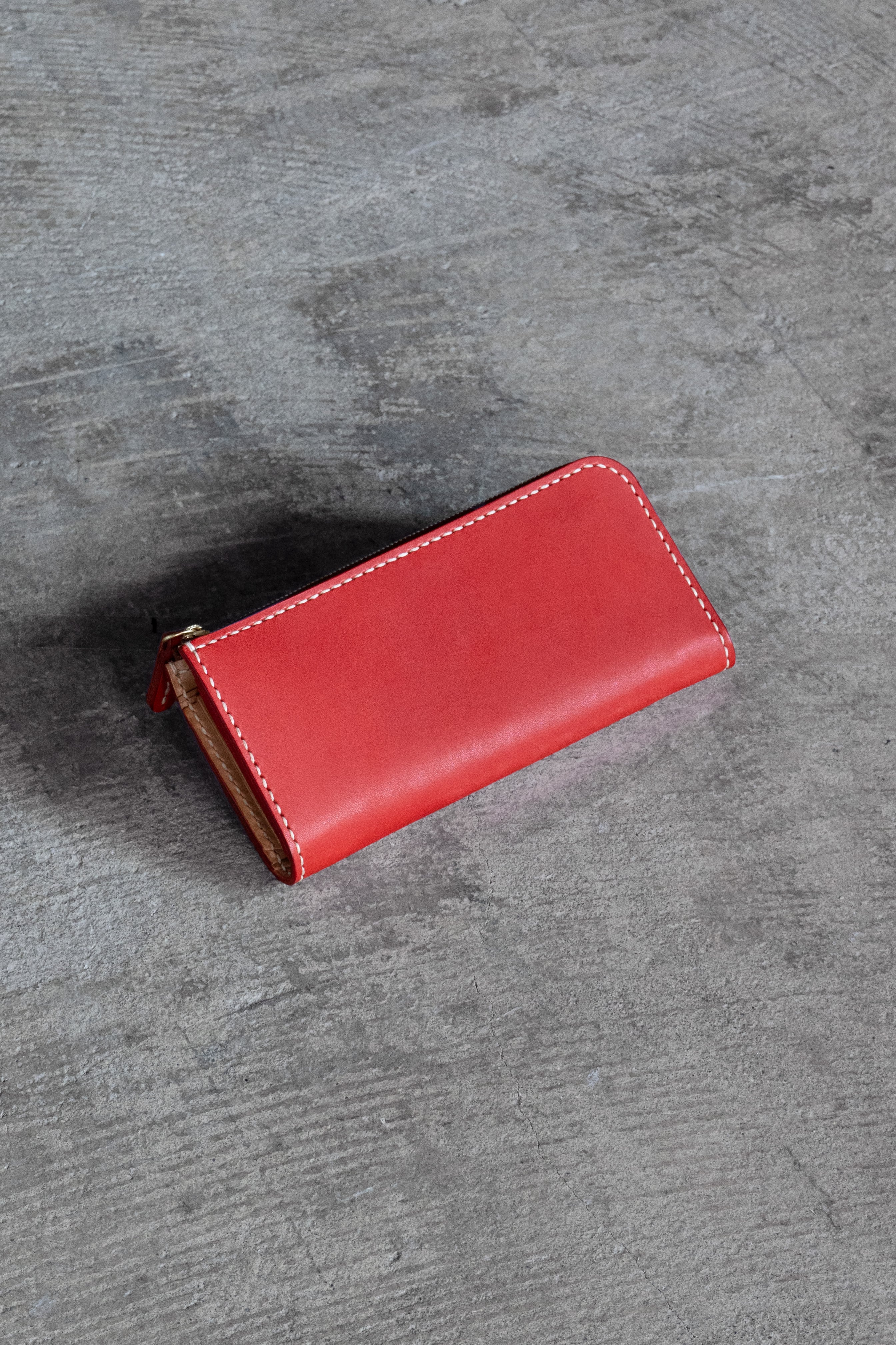 Lzip wallet / Oil【送料無料】 | 高級皮革ならminca｜栃木レザーの