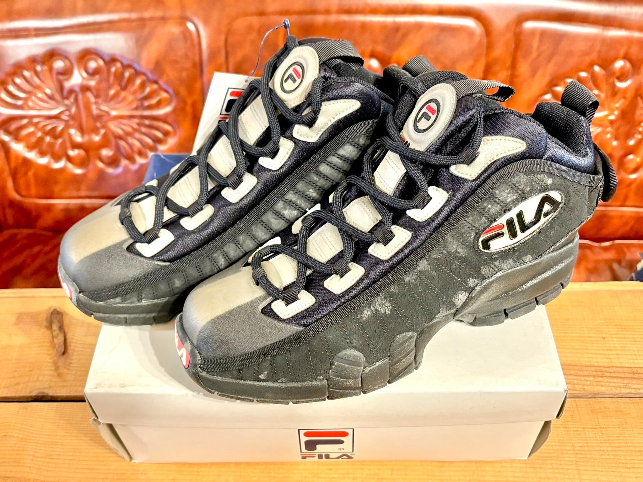 FILA（フィラ）GRANT HILL Ⅱ（グラントヒル）紺/白 7.5 25.5cm 90s