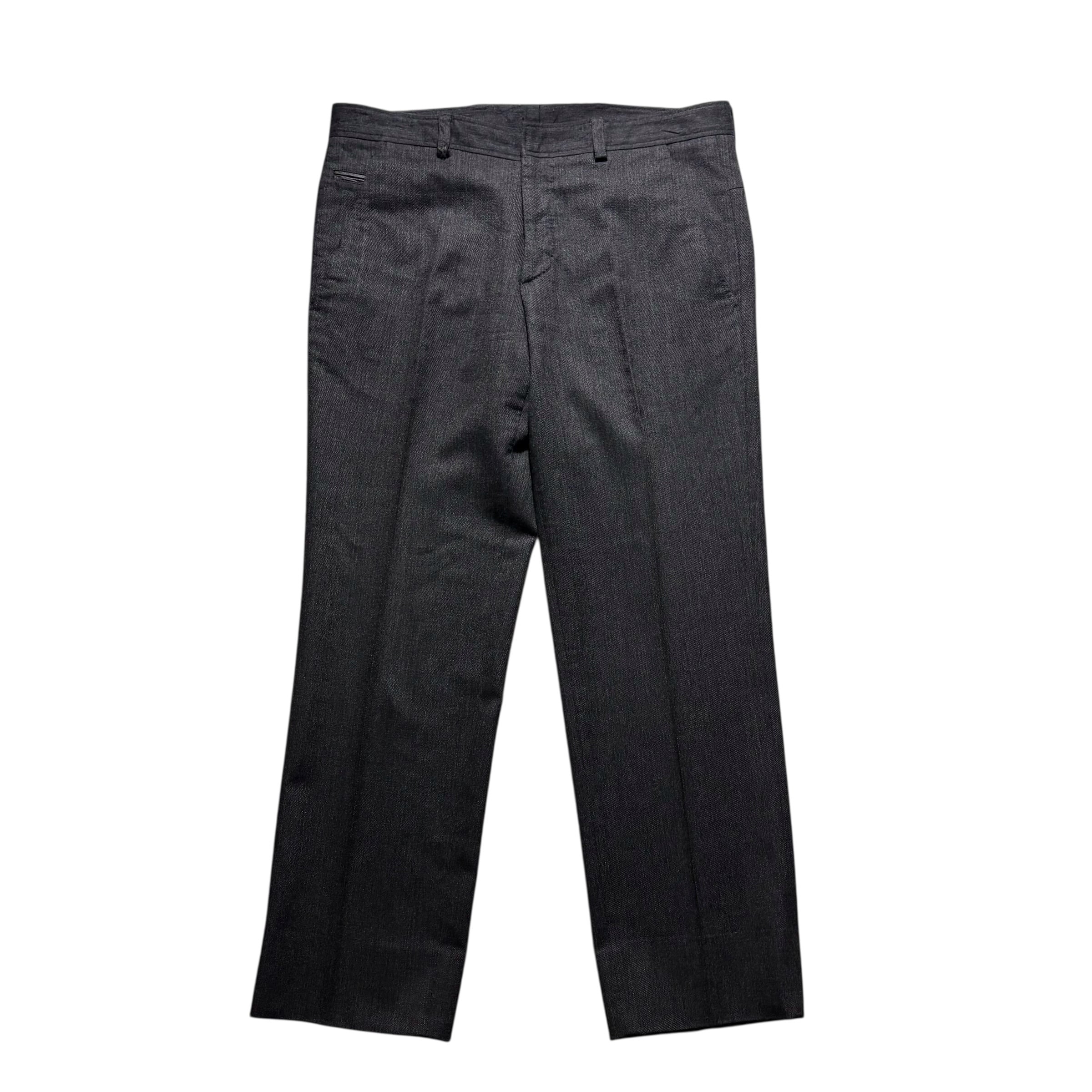 vintage 1950's side pleated rayon gabardine slacks | NOIR ONLINE