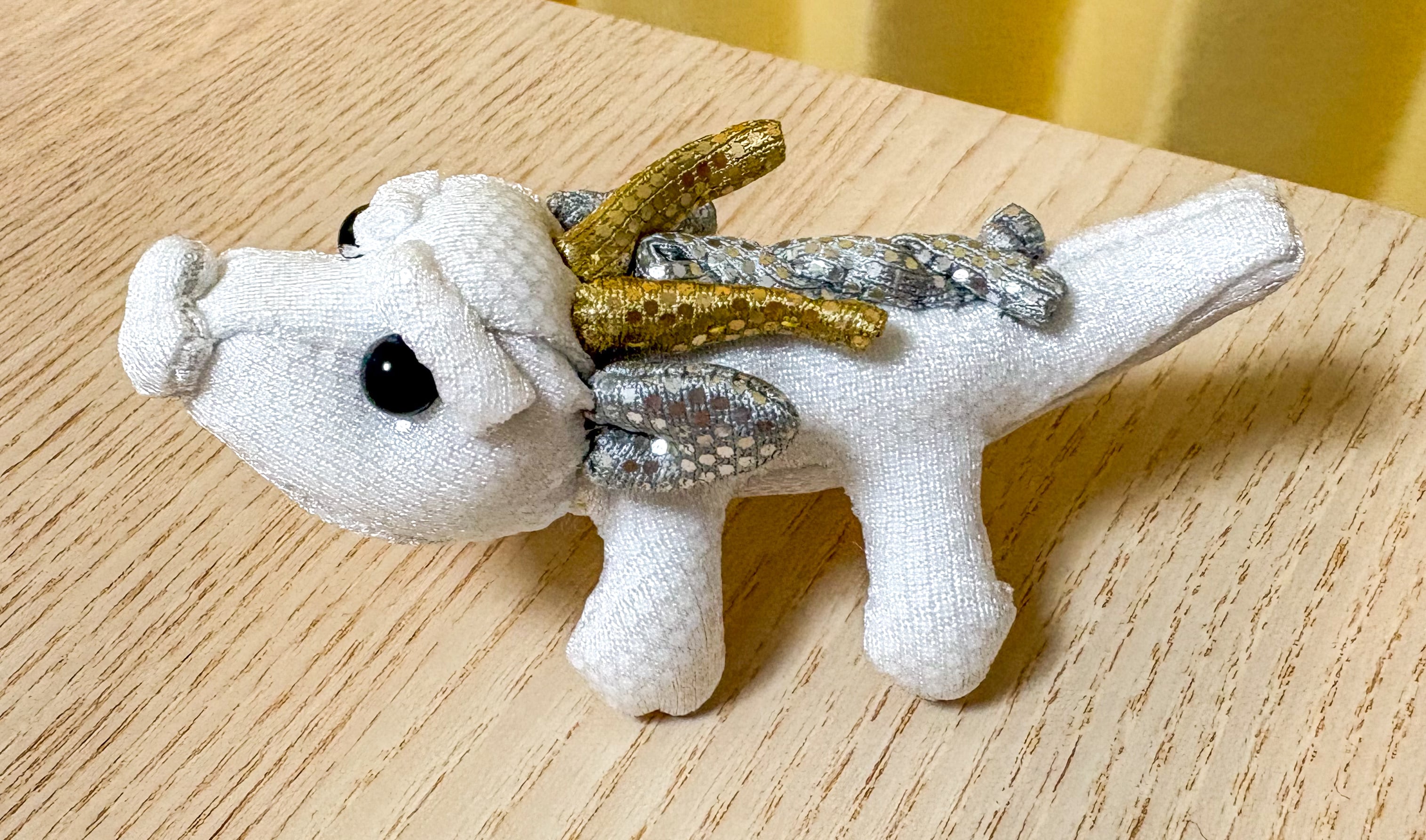 癒しの白龍のぬいぐるみ