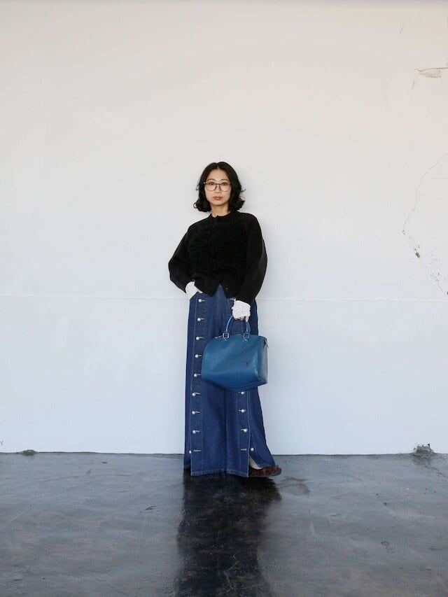 lace sleeve knit cardigan | Katrin TOKYO