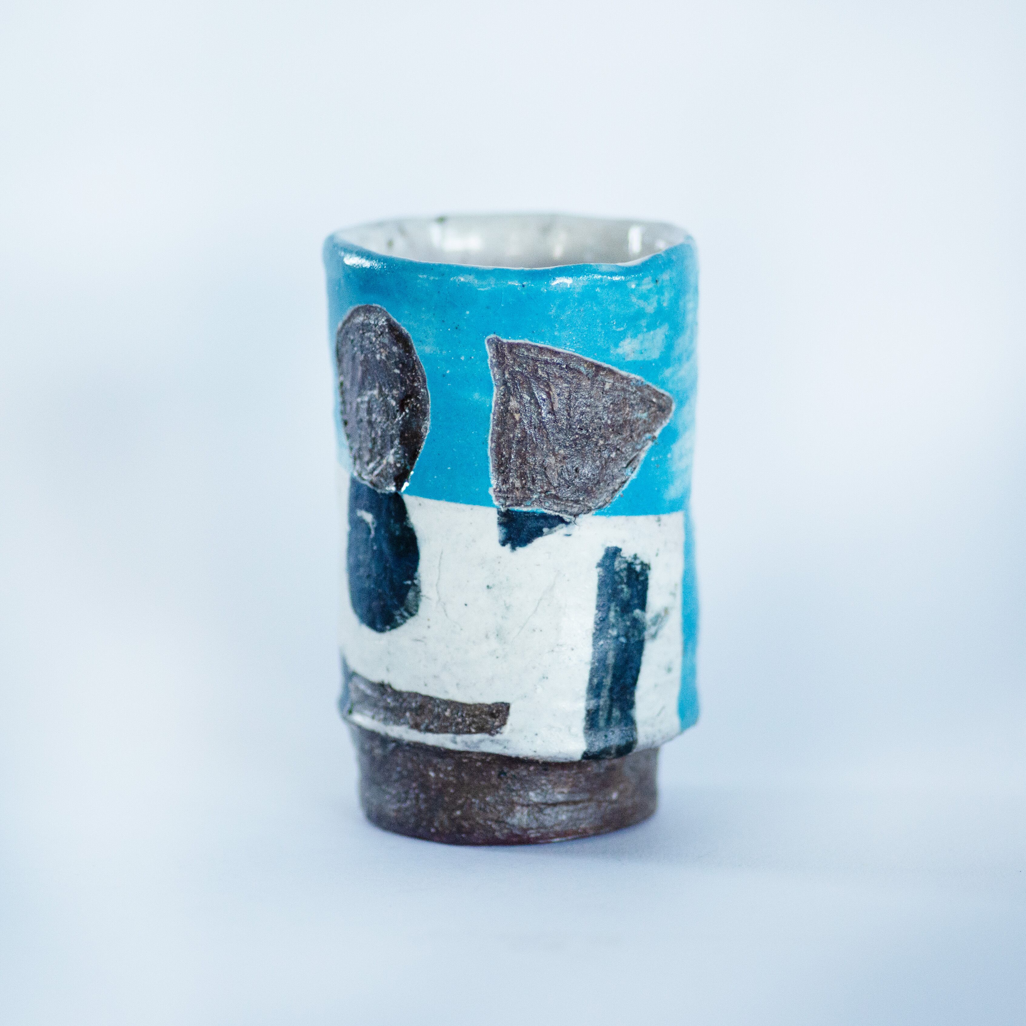 キムホノ おし 茶器 湯呑み 陶器 2個 