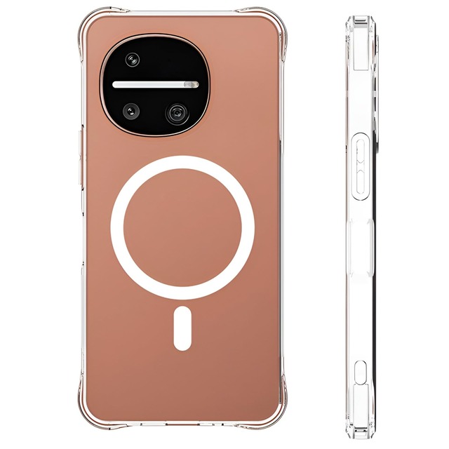 Voltup スマホケース AQUOS R11 専用 マグネット搭載 クリア 指紋防止 滑り止め 軽量 耐衝撃