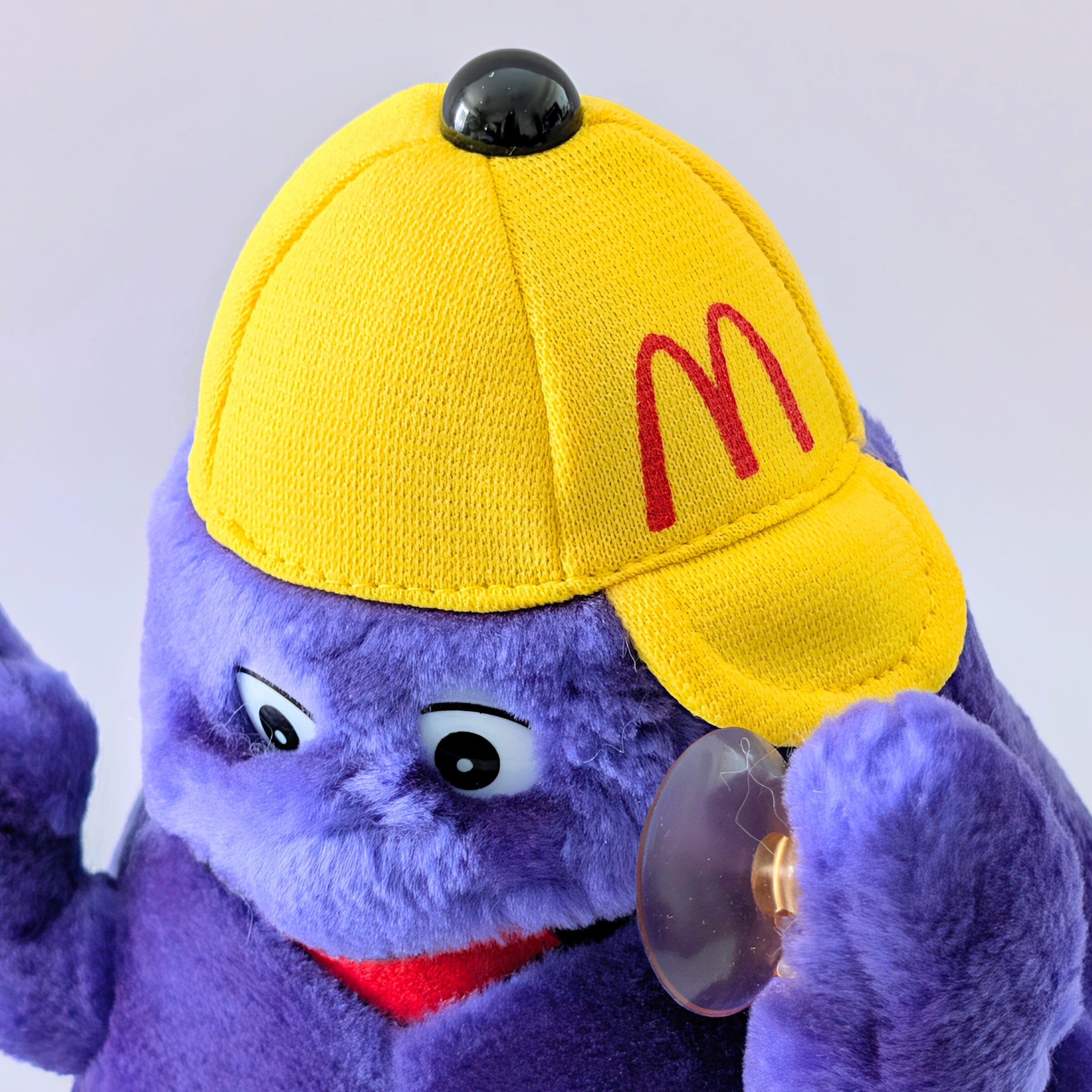 ☆VINTAGE 2000☆【 McDonald's( マクドナルド ) 】2000年 McDonaldland's 2000 Collection『 Grimace / グリマス 』吸盤付き Plush Toy / プラッシュ / ぬいぐるみ 〚アメリカン雑貨 アメトイ〛