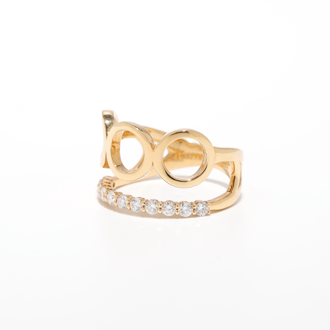 ダイヤモンド デザインリング K18 / 0.310ct