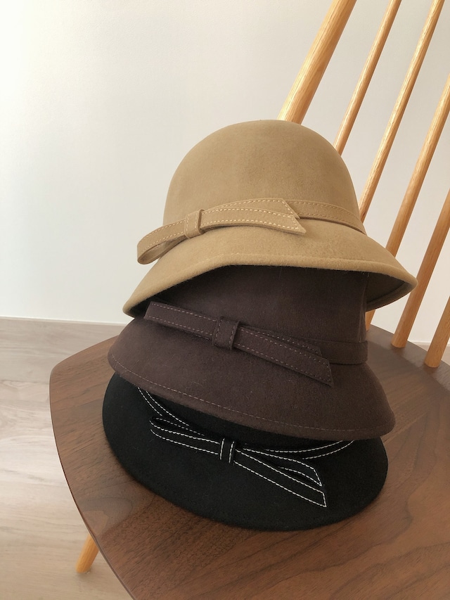 classic ribbon hat / 4color