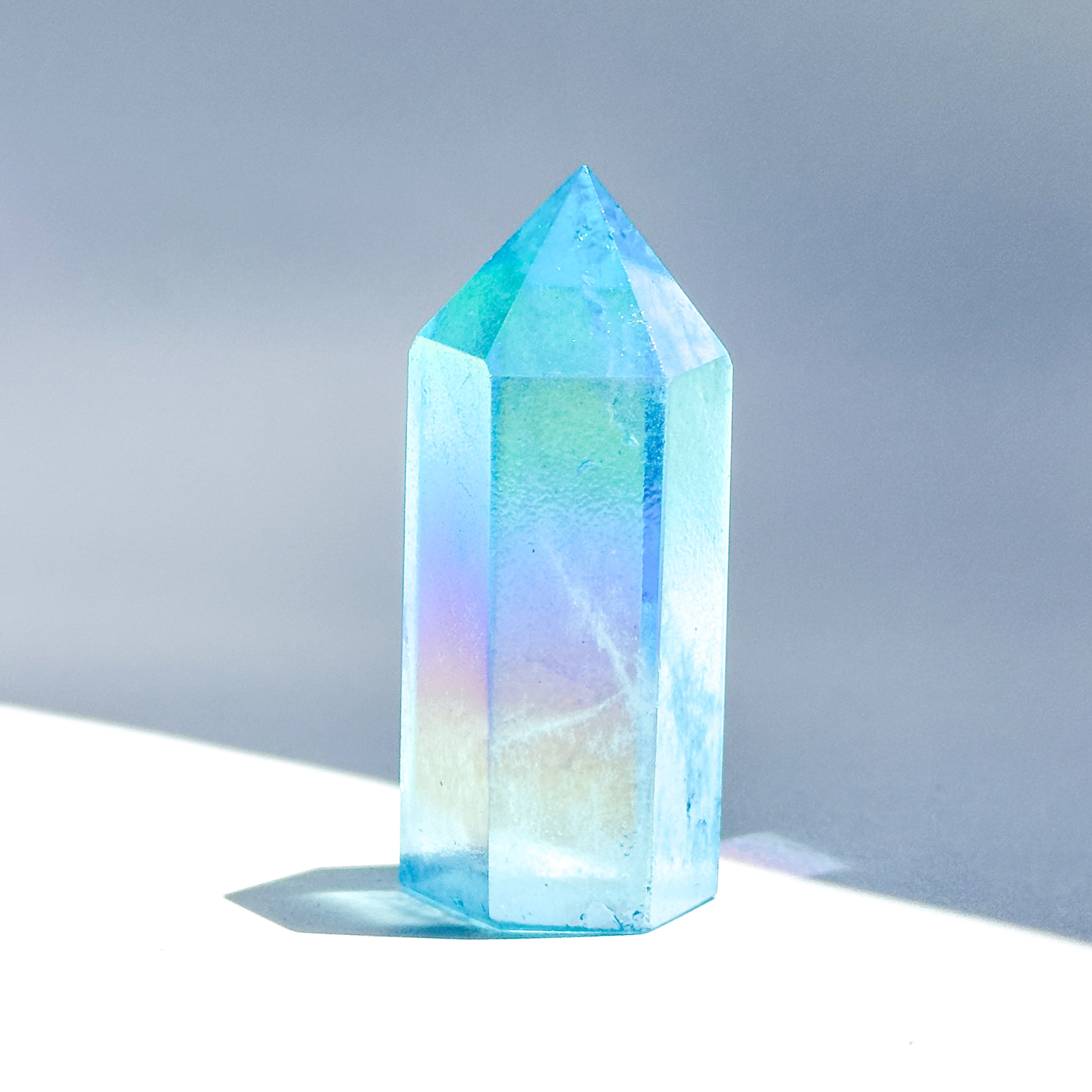 アクアオーラクォーツ タワー 82✧ Aqua Aura Quartz ✧天然石・鉱物