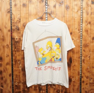 90s usa製　袖裾シングル　シンプソンズ　Tシャツ　XL程度/the simpsons