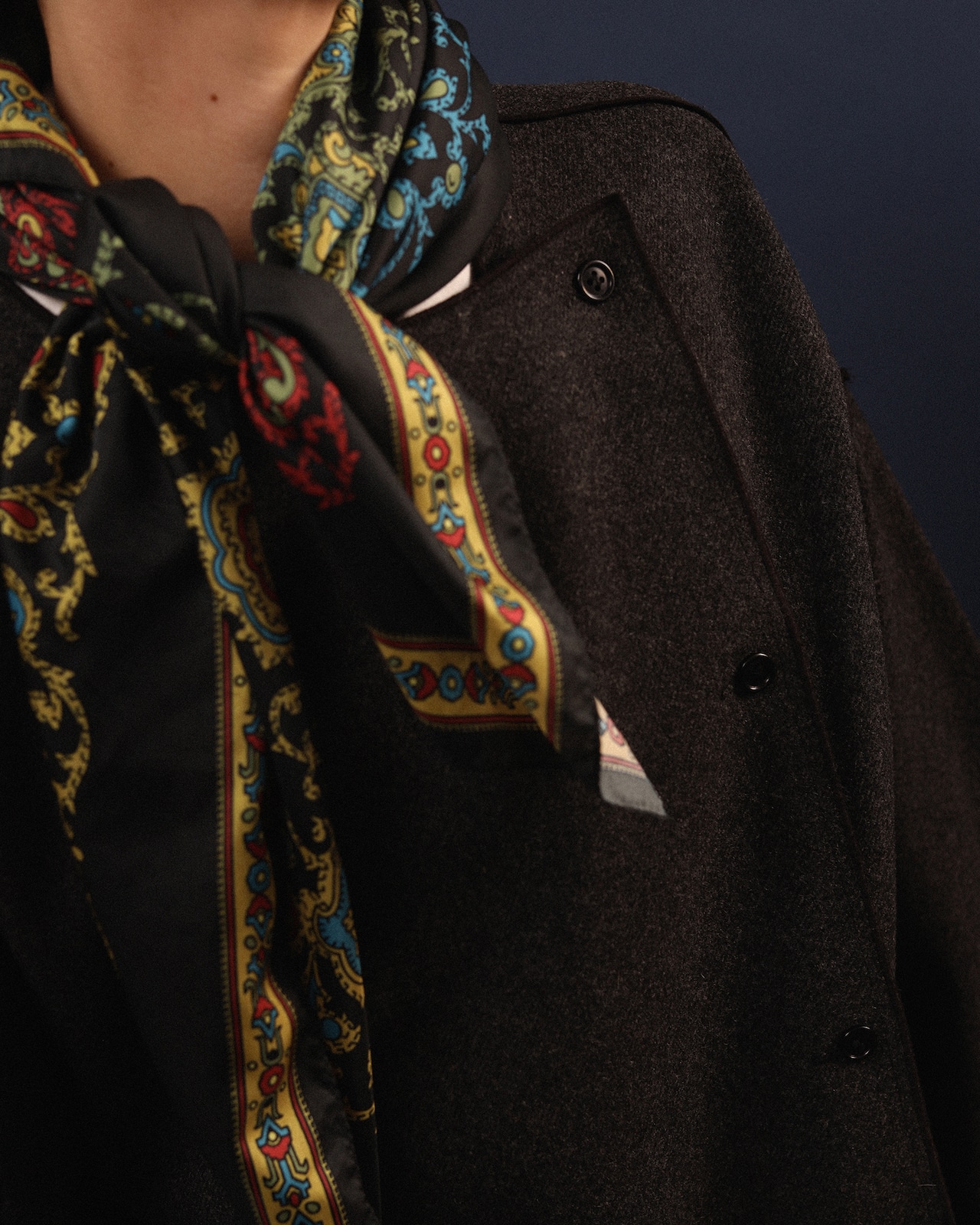 1980's Geoffrey Beene / Double Breasted Coat