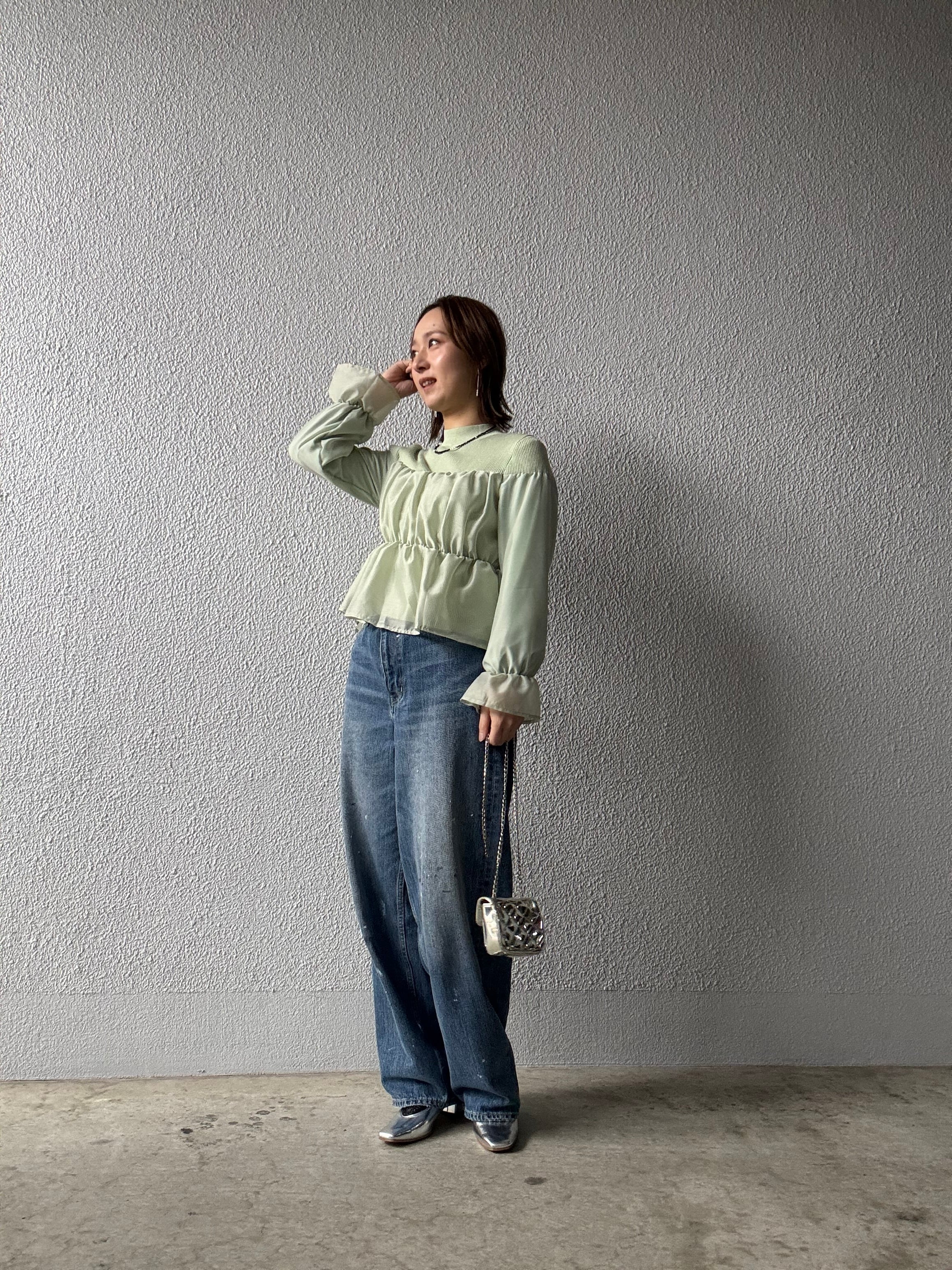 【DONA MARIE】オフショル風ドッキングニット 145012