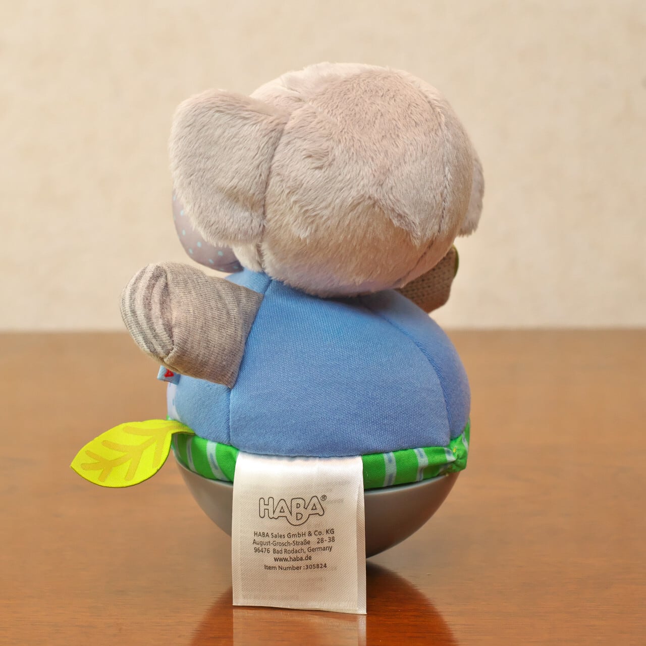 HABA おきあがり人形 エレファント | 木のおもちゃ専門店 おもちゃ箱