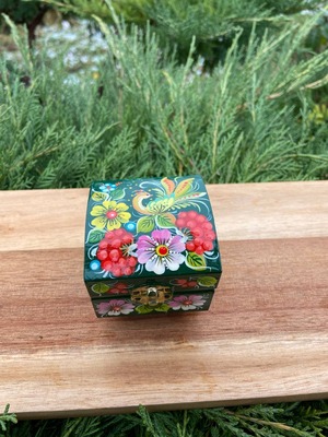 ペトリキフカ・ジュエリーボックス(Khomenko）