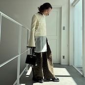 オーガンジーチュニックgilet/アイボリー