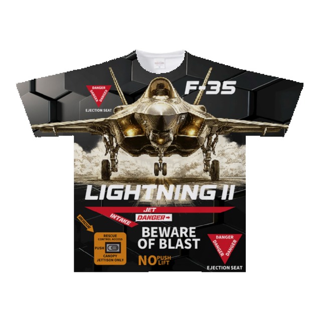 F-35 LIGHTNING Ⅱ ダイナミックTシャツ M}