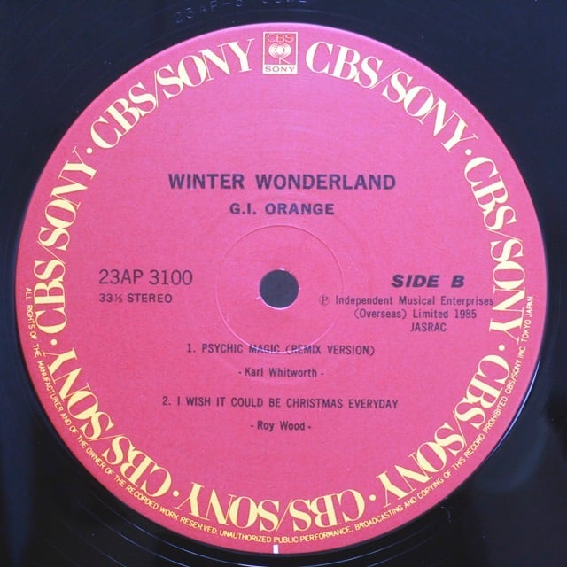 G.I. Orange / Winter Wonderland [23AP 3100, 23AP-3100] - 画像4