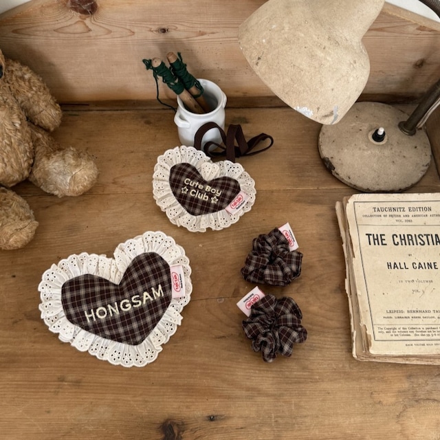 【予約】[tak!tak!tak!tak!] シュシュ(PET)/ Maple Check Series(Pet / 2ea)