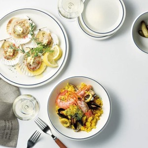 コンコード ブルーライン シリアルボウル 18/MIKASA/お皿/シンプル/ギフト/キッチン/雑貨