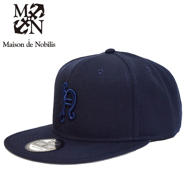 N Logo 6Panel Snap Back Cap Navy