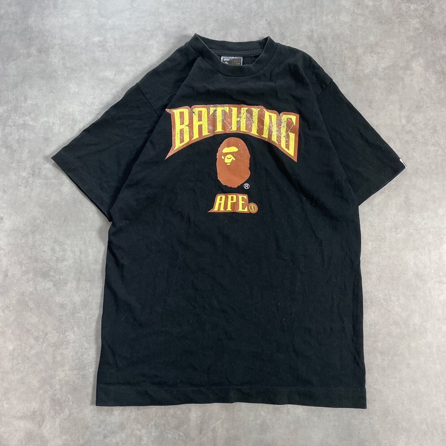 90s a bathing ape ロゴ Tシャツ シングルステッチ