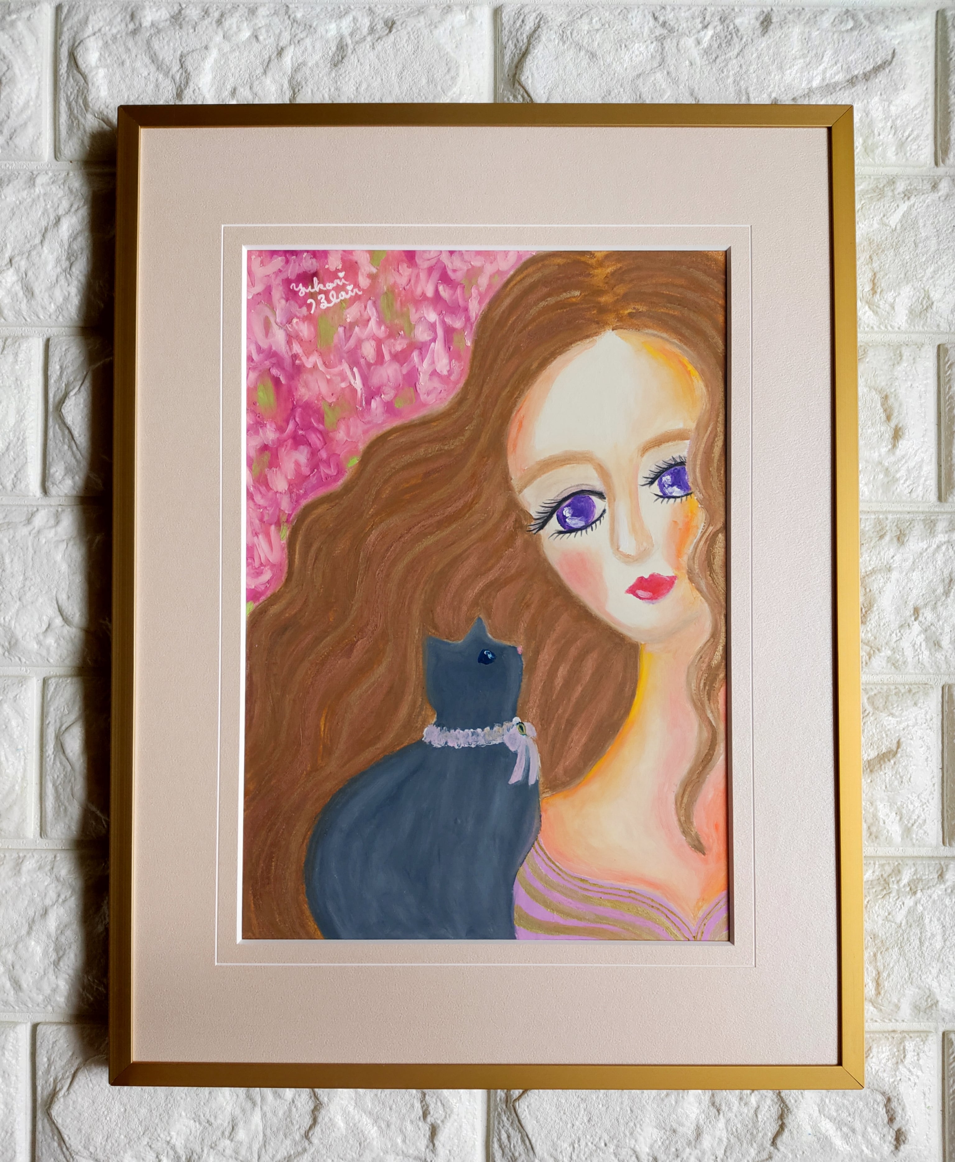 Venus and cat | Yukari Blair Art Gallery