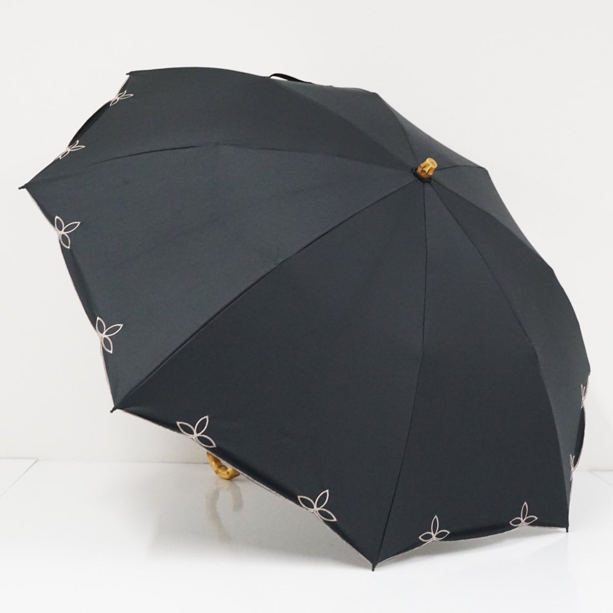 晴雨兼用折りたたみ日傘 Kate spade new york ケイトスペード USED品