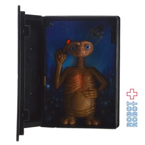 ※難有り：ウェンディーズ E.T. VHSケース ライト・アップ・フィギュア キッズミールトイ 2002 ※動作不可 点灯不可