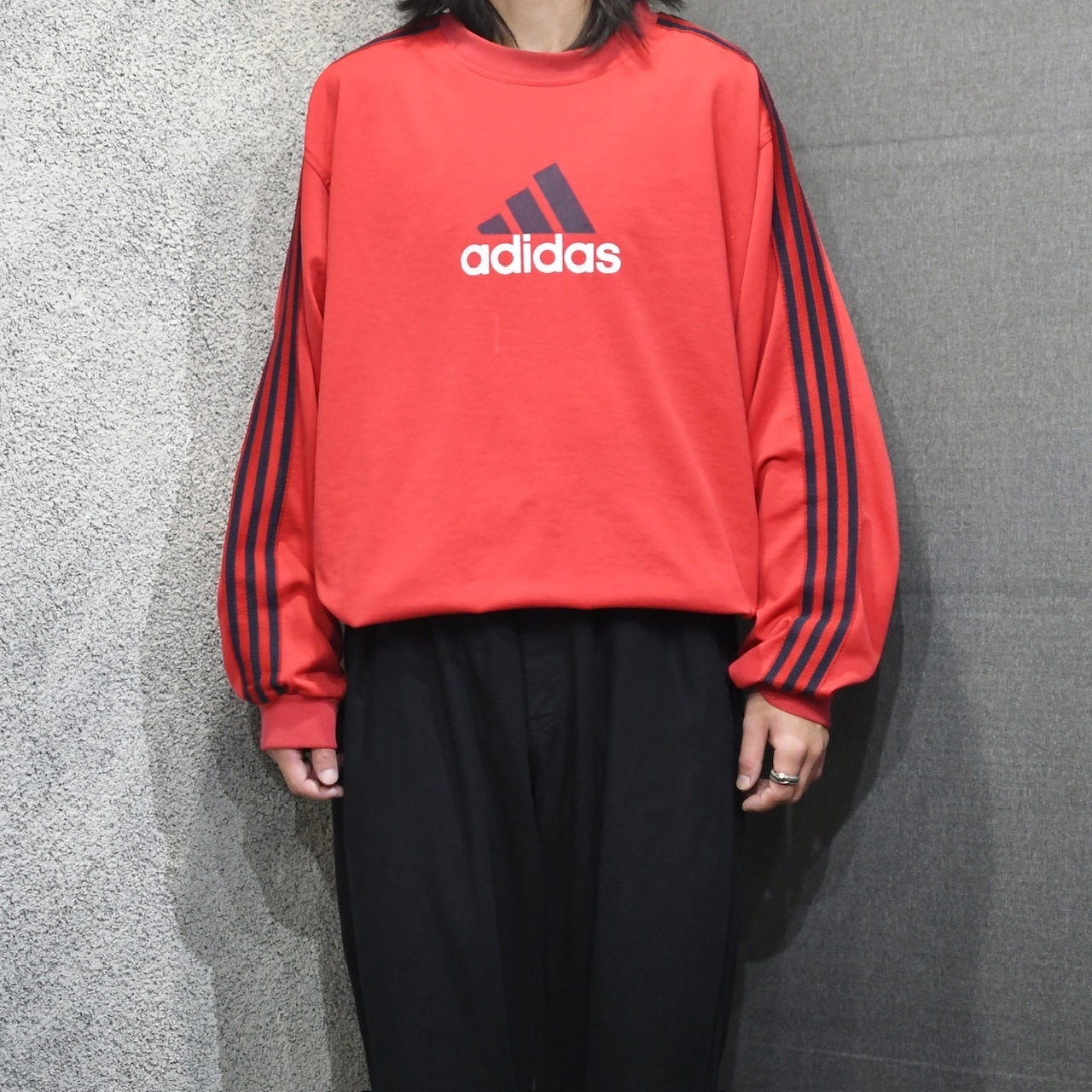 custom draw cord adidas long sleeve tee
