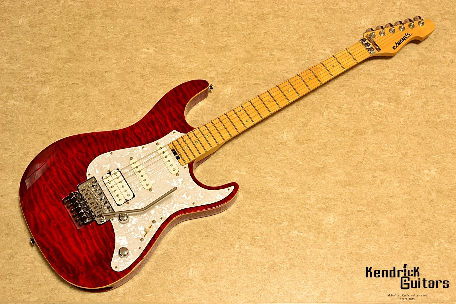 Edwards E-SN-145FR - Black Cherry w/GB | ケンドリックギターズ