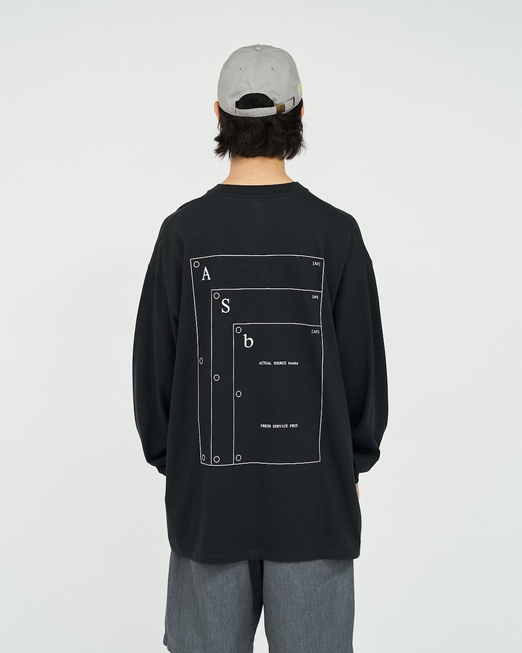 トップス FreshService Actual Source Actual Source × FreshService AS×FS CORPORATE L/S TEE A-SERIES