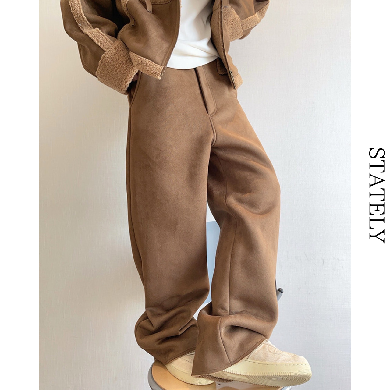 Soft Boa スエードタッチ Pants_B64・画像12